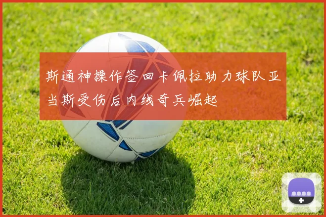 斯通神操作签回卡佩拉助力球队亚当斯受伤后内线奇兵崛起